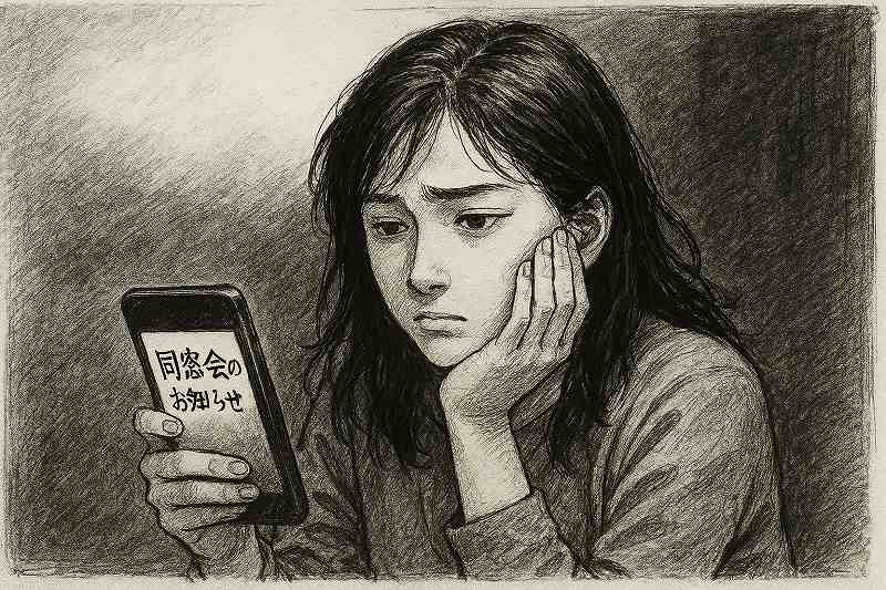 同窓会を欠席するとき