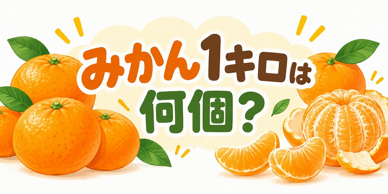 みかん1キロは何個？
